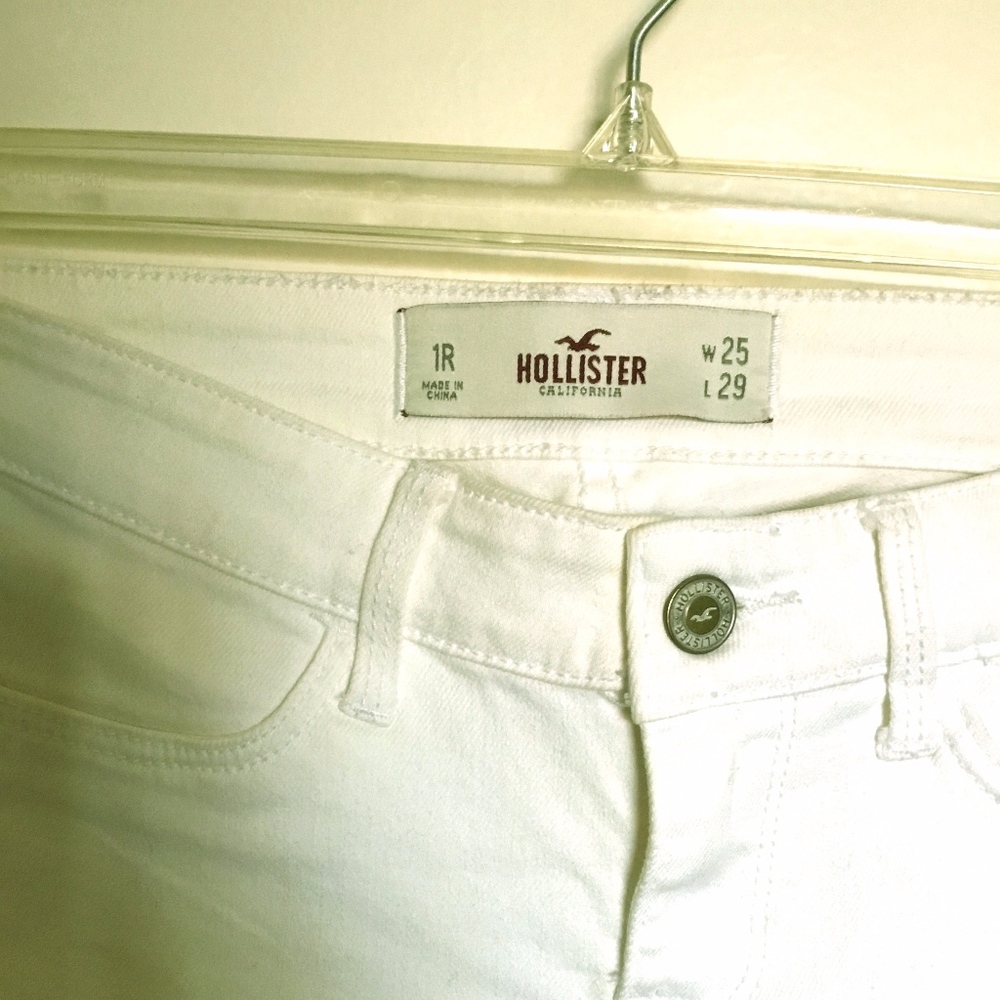 Hollister Jeans (unused)- Size 1 Regular, White